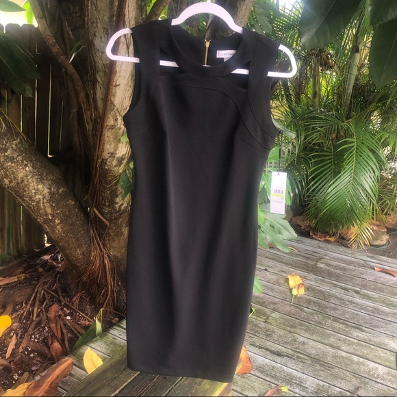 NWT Calvin Klein black dress 🖤 - Picture 3 of 6